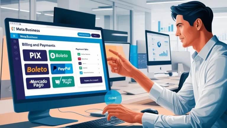 Como aceitar convite para o financeiro do Meta Ads e configurar pagamentos