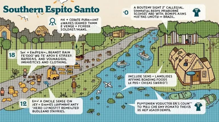 ES – Chuvas no Sul do ES: imagens chocantes dos danos e impactos na região