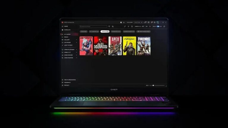 HP brilha na CES 2025 com novos notebooks gamer Omen e acessórios HyperX